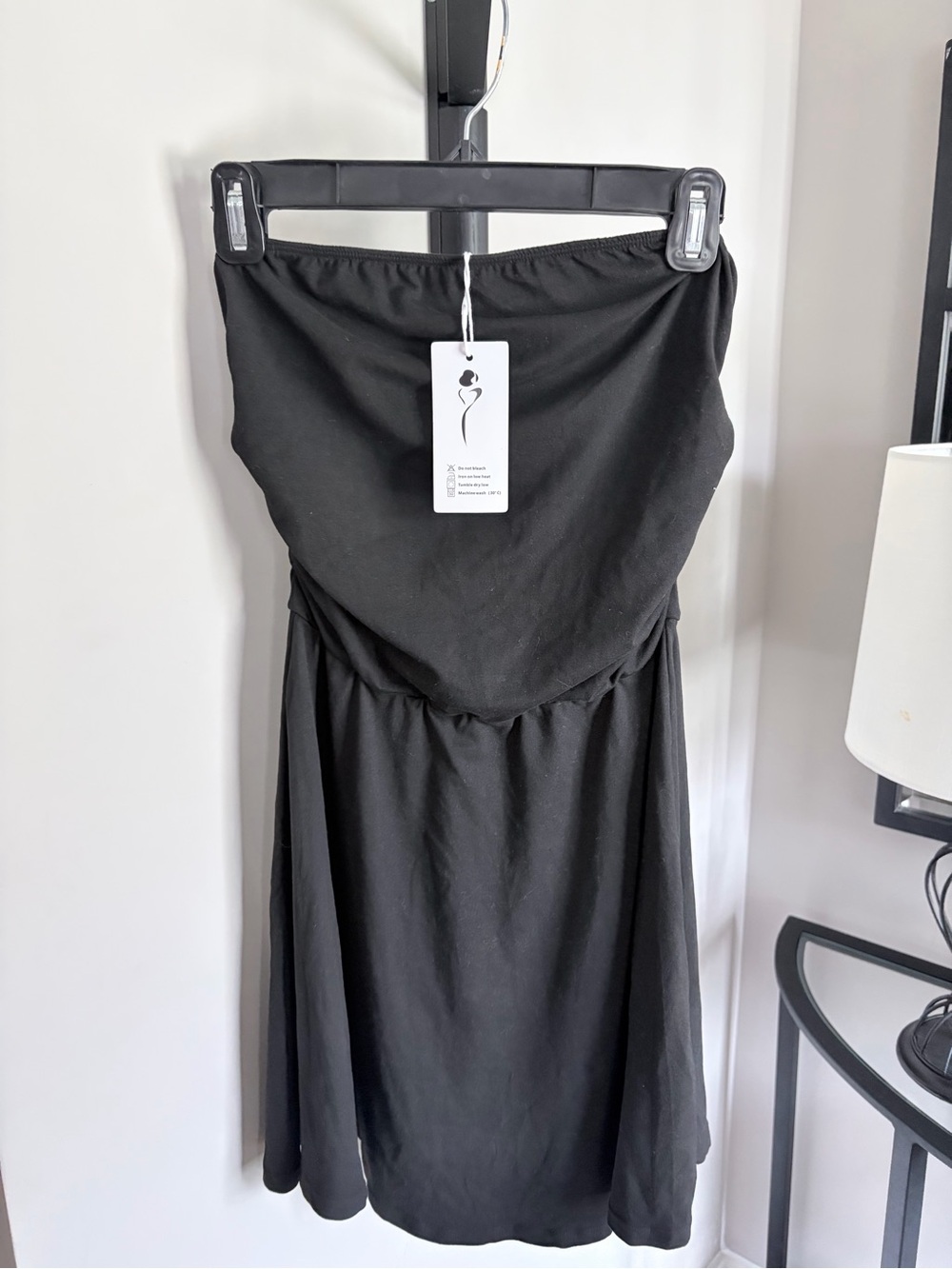 Strapless Black Women’s Dress - Classic Tube Style